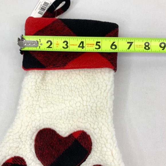 Dog Cat Paw red plaid Holiday Christmas Stocking & 2 Animal photo frame ornament - Picture 9 of 16